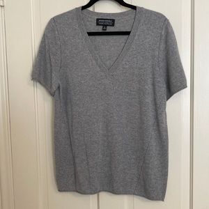 Banana Republic cashmere short-sleeve sweater, size XL